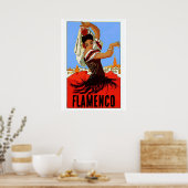 Flamenco Dancer Poster (Küche)