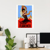 Flamenco Dancer Poster (Heimbüro)