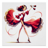 Flamenco Dancer Poster (Vorderseite)