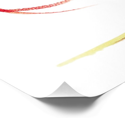 Flamenco Dancer Poster (Ecke)