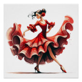 Flamenco Dancer Poster (Vorderseite)