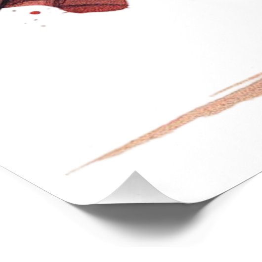 Flamenco Dancer Poster (Ecke)