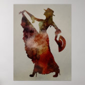 Flamenco Dancer Poster (Vorne)