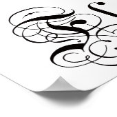 Flamenco Dancer Poster (Ecke)