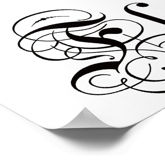 Flamenco Dancer Poster (Ecke)