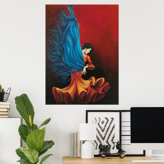 Flamenco Dancer Poster (Heimbüro)