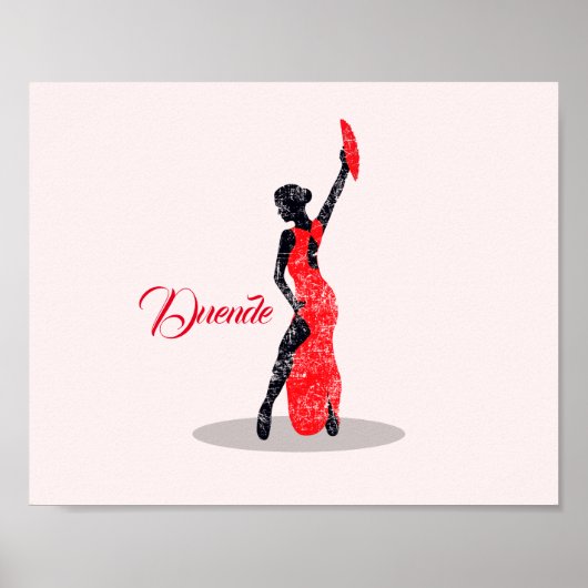 Flamenco Dancer Poster (Vorne)