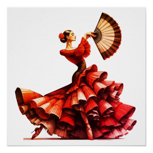 Flamenco Dancer Poster (Vorderseite)