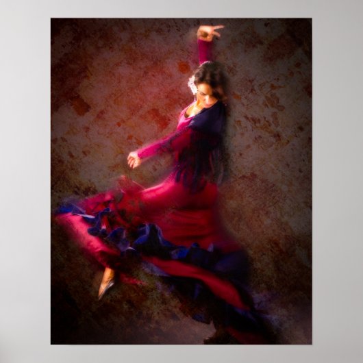 Flamenco Dancer Poster (Vorne)