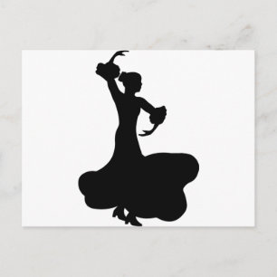 Flamenco Dancer Postkarte