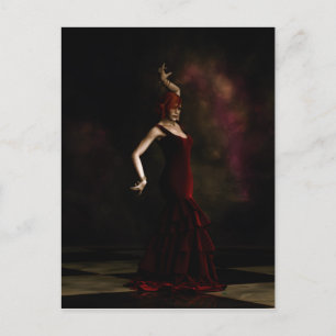 Flamenco Dancer Postkarte