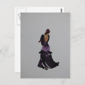 Flamenco Dancer Postkarte (Vorne/Hinten)