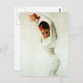 Flamenco Dancer Postkarte (Vorne/Hinten)