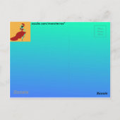 Flamenco Dancer Postkarte (Rückseite)