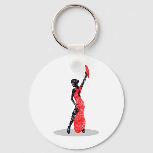 Flamenco Dancer Schlüsselanhänger (Vorderseite)