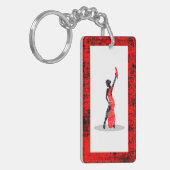 Flamenco Dancer Schlüsselanhänger (Vorderseite links)