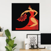 Flamenco Dancer Serie Poster Lg. (Heimbüro)
