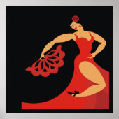 Flamenco Dancer Serie Poster Lg. (Vorne)