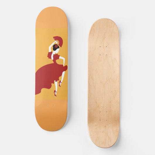Flamenco Dancer Skateboard (Vorderseite)