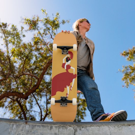Flamenco Dancer Skateboard (Außen 1)