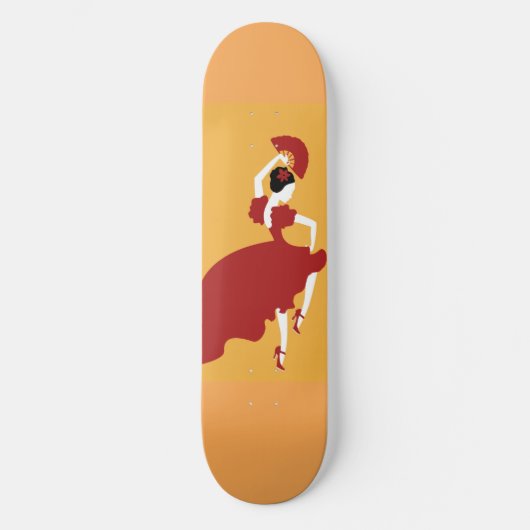 Flamenco Dancer Skateboard (Vorderseite)