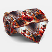 Flamenco Dancer Spanish Music Band Krawatte (Gerollt)