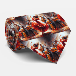 Flamenco Dancer Spanish Music Band Krawatte