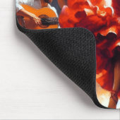 Flamenco Dancer Spanish Music Band Mousepad (Ecke)