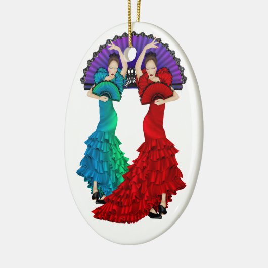 Flamenco Dancer - SRF Keramik Ornament (Links)