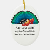 Flamenco Dancer - SRF Keramik Ornament (Hinten)