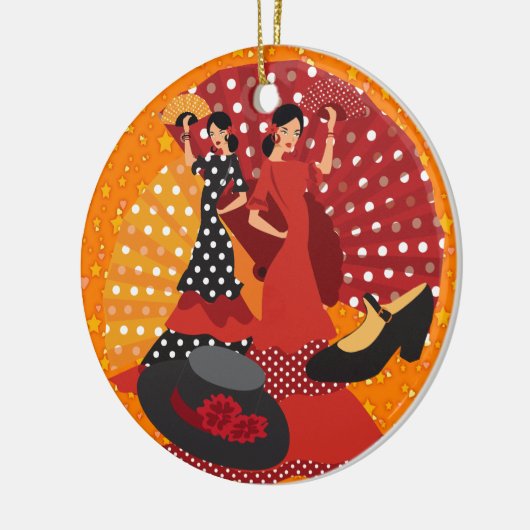 Flamenco Dancer - SRF Keramikornament (Links)