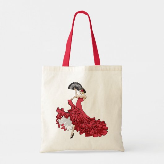 Flamenco Dancer Tasche (Rückseite)