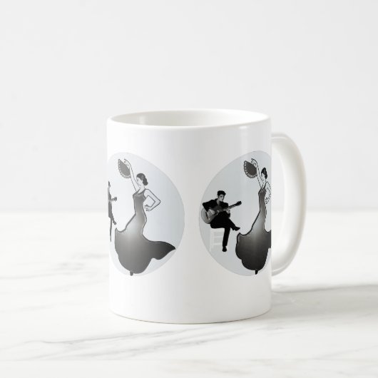 Flamenco Dancer Tasse (VorderseiteRechts)