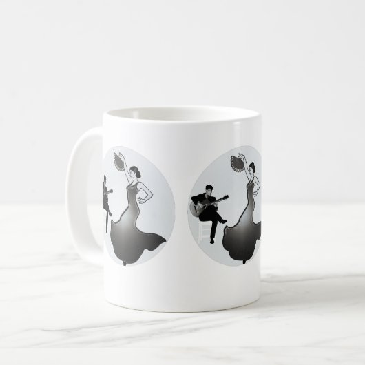 Flamenco Dancer Tasse (Vorderseite Links)