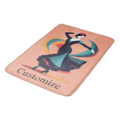 Flamenco Dancer Thunder_Cove Badematte (Schrägansicht)