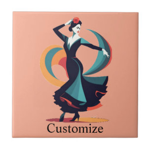 Flamenco Dancer Thunder_Cove Fliese