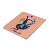 Flamenco Dancer Thunder_Cove Fliese (Seite)