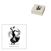 Flamenco Dancer Thunder_Cove Gummistempel (Stempel)