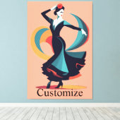 Flamenco Dancer Thunder_Cove Leinwanddruck (Insitu (Holzboden))