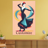 Flamenco Dancer Thunder_Cove Leinwanddruck (Insitu (Wohnzimmer))