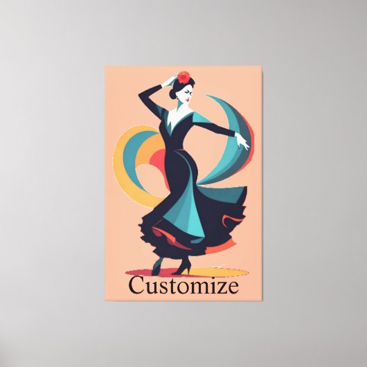 Flamenco Dancer Thunder_Cove Leinwanddruck (Vorderseite)