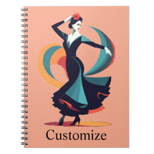 Flamenco Dancer Thunder_Cove Notizblock