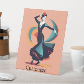 Flamenco Dancer Thunder_Cove Sockelschild (In SItu)