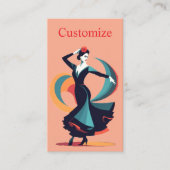Flamenco Dancer Thunder_Cove Visitenkarte (Vorderseite)