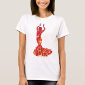 Flamenco Dancer Travel Graphic T-Shirt (Vorderseite)