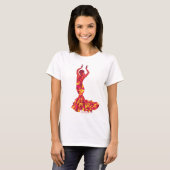 Flamenco Dancer Travel Graphic T-Shirt (Vorne ganz)