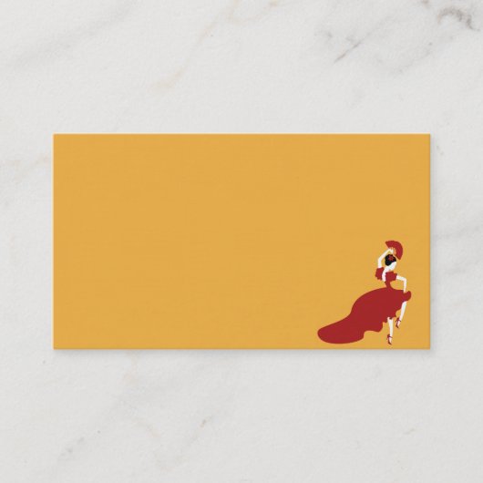 Flamenco Dancer Visitenkarte (Vorderseite)