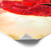 FLAMENCO DANCER Wasserfarbe Poster (Ecke)