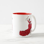 Flamenco Dancers Kaffeezubereitung Tasse (VorderseiteRechts)