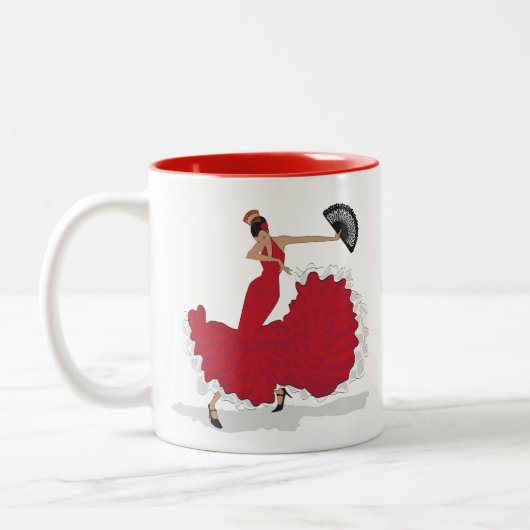Flamenco Dancers Kaffeezubereitung Tasse (Links)